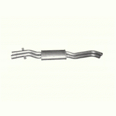 Резонатор BMW 3 E46 3.0D, 03/03-02/05 (03.134) Polmostrow алюмінізірованний