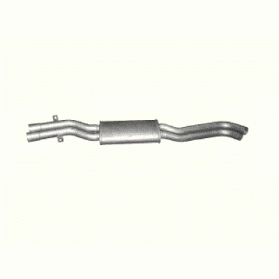 Резонатор BMW 3 E46 3.0D, 03/03-02/05 (03.134) Polmostrow алюмінізірованний