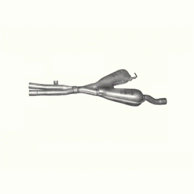 Резонатор BMW 5 Е39 520i/525i/530i 00-03 (03.36) Polmostrow алюмінізірованний