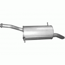Глушник Citroen Berlingo/Peugeot Partner 1.6 HDi 08-10 (04.23) Polmostrow алюмінізірованний