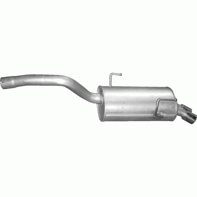 Глушник Citroen C8/Peugeot 807/Fiat Ulysse 3.0 16V 02-11 (04.333) Polmostrow алюмінізірованний