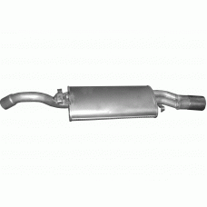 Глушник Фольксваген Коррадо (Volkswagen Corrado) 1.8 89-95 (30.77) Polmostrow алюмінізірованний