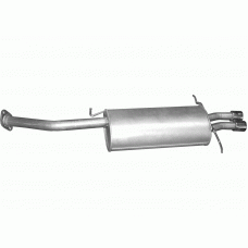 Глушник Мазда МХ6 (Mazda MX6) 91-96 2.5 (12.06) Polmostrow алюмінізірованний