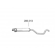 Глушник передній Опель Зафіра Б (Opel Zafira B) 05- (285-313) Bosal алюмінізованний