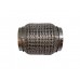 Гофра глушника 60x115 посилена Interlock кольчуга (3 шари, короткий фланець/нерж.сталь) Walline