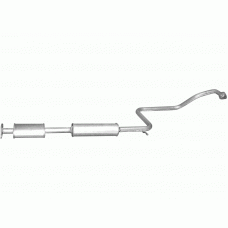 Резонатор Ніссан Примера (Nissan Primera) 1.6i-16V 00-02, 1.8i-16v 99-02 (15.372) Polmostrow алюмінізірованний