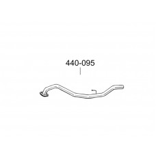 Труба Опель Монтерей (Opel Monterey) 92-98 (440-095) Bosal алюмінізована