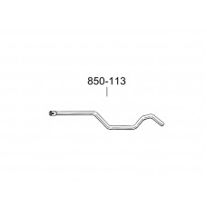 Труба Опель Зафира (Opel Zafira) 07- (850-113) Bosal алюмінізована