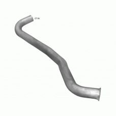 Труба вихлопна Мерседес 1222,00 (Mercedes 1222,00) din 52647 (69.26) Polmostrow алюмінізована